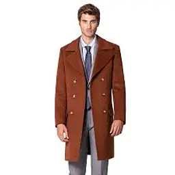 Men's Coat With Pockets
